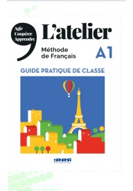 Atelier A1 przewodnik metodyczny - Atelier A1 podręcznik + DVD-ROM - Nowela - Do nauki języka francuskiego - 