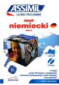 Język niemiecki łatwo i przyjemnie tom 2 książka+CD audio/2/ - Kursy językowe - Nowela - - 