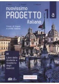 Nuovissimo Progetto italiano 1A podręcznik + ćwiczenia + CD + DVD - Książki po włosku i podręczniki do nauki języka włoskiego - Księgarnia internetowa - Nowela - - Książki i podręczniki - język włoski