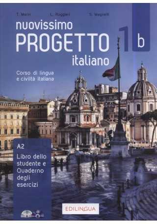 Nuovissimo Progetto italiano 1B podręcznik + ćwiczenia + CD + DVD - Do nauki języka włoskiego