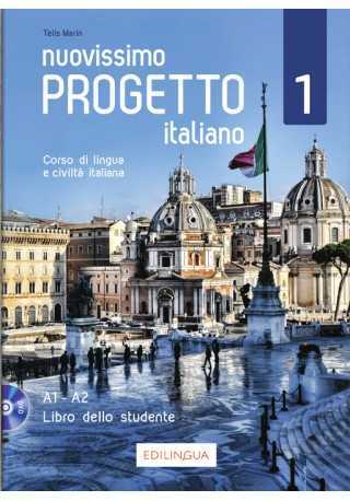 Nuovissimo Progetto italiano 1 podręcznik + DVD A1-A2 - Do nauki języka włoskiego