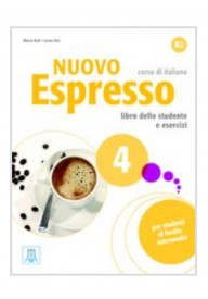Nuovo Espresso 4 podręcznik + ćwiczenia + CD audio - Nuovo Espresso 3 podręcznik + ćwiczenia + płyta DVD - Nowela - Do nauki języka włoskiego - 