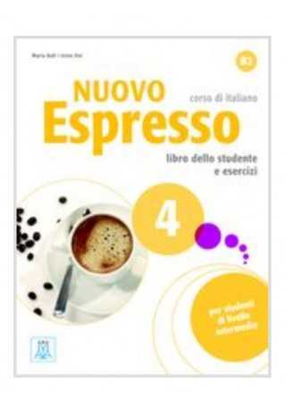 Nuovo Espresso 4 podręcznik + ćwiczenia + CD audio - Do nauki języka włoskiego