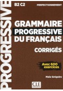 Grammaire progressive du Francais Perfectionnement klucz B2-C2