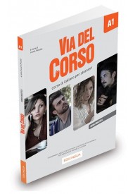 Via del Corso A1 przewodnik metodyczny - Via del Corso A1 podręcznik + ćwiczenia + 2 CD audio + DVD video - Nowela - Do nauki języka włoskiego - 