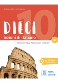Dieci A2 podręcznik + DVD ROM - Młodzież i Dorośli - Podręczniki - Język włoski - Nowela - - Do nauki języka włoskiego