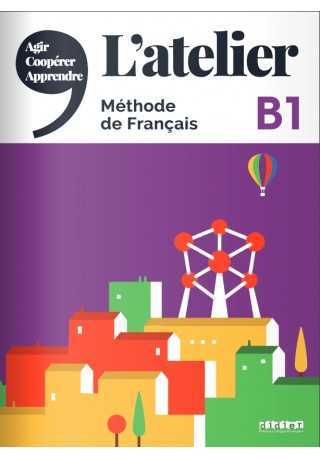 Atelier B1 podręcznik + DVD-ROM - Do nauki języka francuskiego