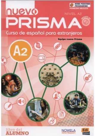 Nuevo Prisma A2 podręcznik PW + CD audio - Do nauki języka hiszpańskiego