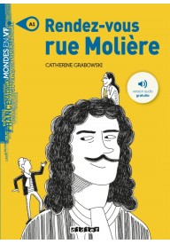 Renzez-vous rue Moliere - Paris - album w pytaniach i odpowiedziach po francusku - LITERATURA FRANCUSKA - 