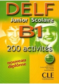 DELF Junior Scolaire B1 livre+corrige+trancriptions - CLE International (30) - Nowela - - 
