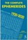 Ephemerides 1920-2020