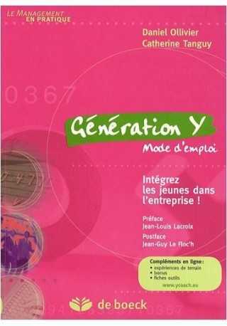 Generation Y Mode d'emploi Generation Y Mode d'emploi