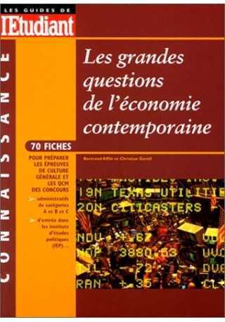 Grandes questions de l`economie contemporaine 