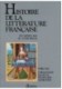 Histoire de la litterature francaise t.1