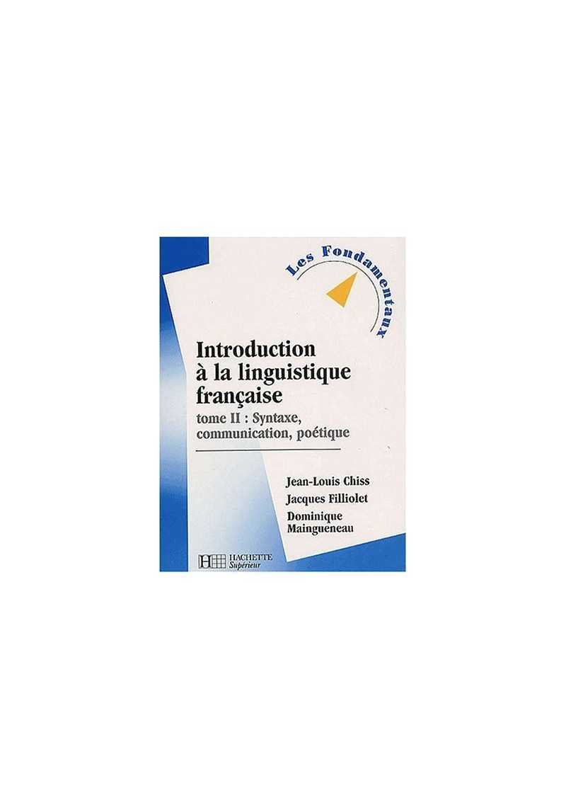 Introduction A La Linguistique Francaise T.2 - Nowela