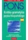 Krótka gramatyka języka hiszpańskiego Pons