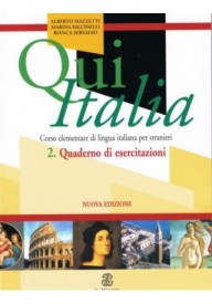 Qui Italia 2 podręcznik z ćwiczeniami - Chiaro A1 przewodnik metodyczny - Nowela - Do nauki języka włoskiego - 