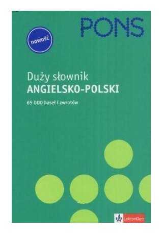 Słownik duży angielsko-polski Nowy 