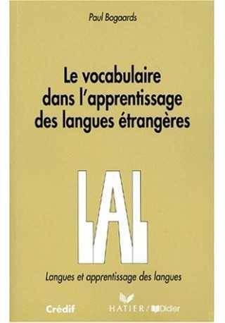 Vocabulaire dans l`apprentissage des langues etrangeres 