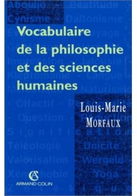 Vocabulaire de la philosophie et des sciences humaines