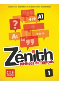 Zenith 1 podręcznik + DVD ROM - Cahiers de grammaire francais A2 książka + CD audio - Nowela - - 
