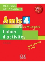 Amis et compagnie 4 ćwiczenia do francuskiego. Młodzież szkoła podstawowa.