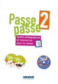 Passe-Passe 2 przewodnik metodyczny A1.2 + 2 CD + DVD - Podręczniki do języka francuskiego - szkoła podstawowa klasa 1-3 - Księgarnia internetowa - Nowela - - Do nauki języka francuskiego