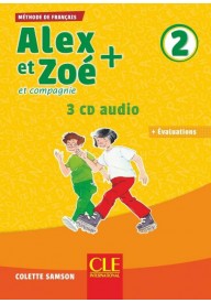 Alex et Zoe plus 2 CD audio /3/ - Podręczniki do przedszkola do nauki języka francuskiego - Księgarnia internetowa - Nowela - - Do nauki francuskiego dla dzieci.