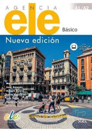 Agencia ELE Basico A1+A2 podręcznik nueva edicion - Do nauki języka hiszpańskiego