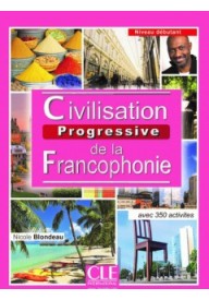 Civilisation progressive de la Fancophonie Niveau debutant książka - Publikacje i książki specjalistyczne francuskie - Księgarnia internetowa (4) - Nowela - - 