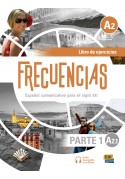 Frecuencias A2.1 parte 1. Ćwiczenia do hiszpańskiego. Młodzież liceum i technikum. Dorośłi.Szkoły językowe