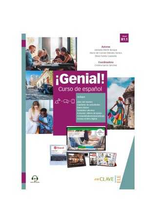 Genial! B1.1 podręcznik + ćwiczenia + dodatek leksykalno-gramatyczny + audio do pobrania - Do nauki języka hiszpańskiego