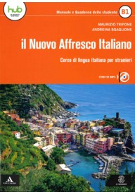Nuovo Affresco Italiano B1 podręcznik + płyta MP3 - Podręczniki do nauki języka włoskiego | Klasa 1,2,3,4 | Liceum i Technikum - Księgarnia internetowa - Nowela - - Do nauki języka włoskiego