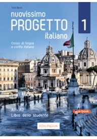 Nuovissimo Progetto italiano 1 ebook podręcznik A1-A2 - Język włoski - Nowela - - 
