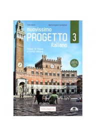 Nuovissimo Progetto italiano 3 podręcznik + CD audio C1 - Seria Nuovissimo Progetto Italiano - Włoski - Młodzież i Dorośli - Nowela - - Do nauki języka włoskiego
