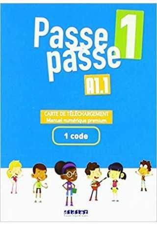 Passe-Passe 1 EBOOK Manual Numerique A1.1 