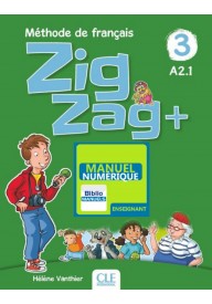 Zig Zag plus EBOOK 3 A2.1 poradnik metodyczny - Seria Zig Zag plus - Nowela - - Do nauki francuskiego dla dzieci.