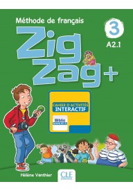 Zig Zag plus EBOOK 3 A2.1 zeszyt ćwiczeń - Seria Zig Zag plus - Nowela - - Do nauki francuskiego dla dzieci.