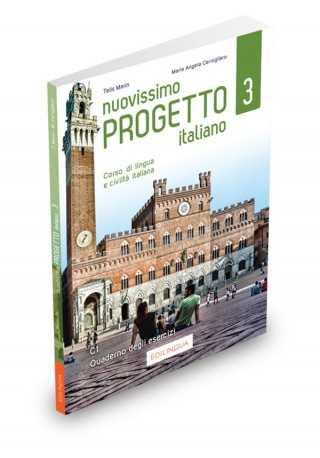 Nuovissimo Progetto italiano 3 EBOOK ćwiczenia interaktywne idee.it 