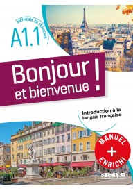 Bonjour et bienvenue! EBOOK podręcznik A1.1 - Bonjour et bienvenue! A1.1. | Język francuski - Szkoły językowe - Nowela - - Do nauki francuskiego dla dzieci.