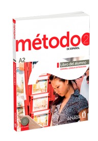 Metodo 2 de espanol A2 podręcznik + CD - Metodo 4 de espanol B2 ćwiczenia - Nowela - Do nauki języka hiszpańskiego - 