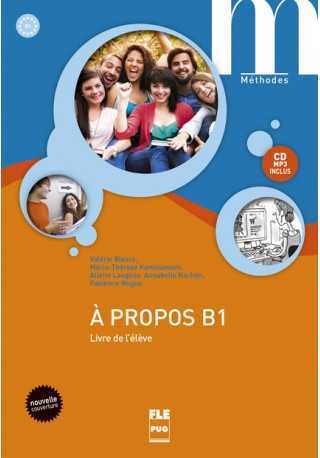 A propos B1 podręcznik + płyta MP3 ed. 2017 - Do nauki języka francuskiego