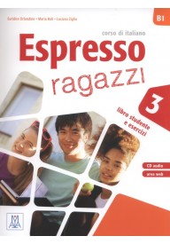 Espresso ragazzi 3 podręcznik + CD audio - Forte! 2 przewodnik metodyczny - Nowela - Do nauki języka włoskiego - 