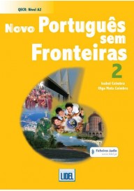 Novo Portugues sem Fronteiras 2 podręcznik + audio online - Portugues a toda a Rapidez ćwiczenia - Nowela - Do nauki języka portugalskiego - 