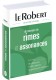 Robert dictionnaire et Rimes & Assonances