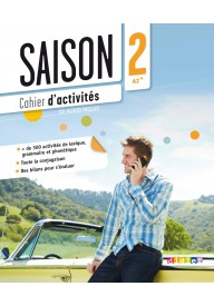 Saison 2 ćwiczenia + płyta CD audio - Saison 2 podręcznik + płyta CD audio i płyta DVD wydawnictwo Didier - - 