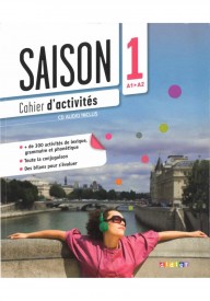 Saison 1 ćwiczenia + płyta CD audio - Saison 4 podręcznik + płyta CD audio i płyta DVD - Nowela - Do nauki języka francuskiego - 