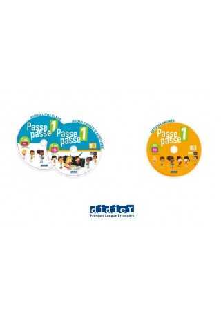 Passe-Passe 1 2 CD MP3 + DVD - Do nauki języka francuskiego