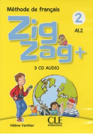 Zig Zag plus 2 A1.2 CD audio/3/ - Seria Zig Zag plus - Nowela - - Do nauki francuskiego dla dzieci.