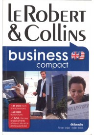 Robert & Collins business compact - "Petit Robert des noms propres Dictionnaire illustre" słownik francuski - - 